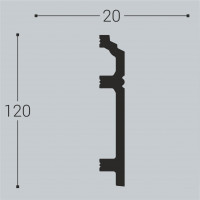 XPS полимер П12 120-20 2000*120*20 мм. - 1