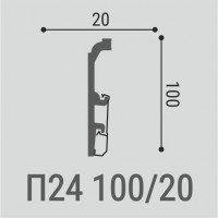 XPS полимер П24 100-20 2000*100*20 мм. - 1