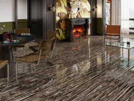 глянцевый High Glossy 11904 Мраморное дерево - 3