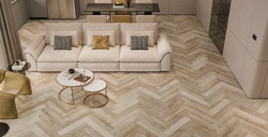 Herringbone H LVT 007 (Елочка клеевая) Дуб Лилль H007 - 2