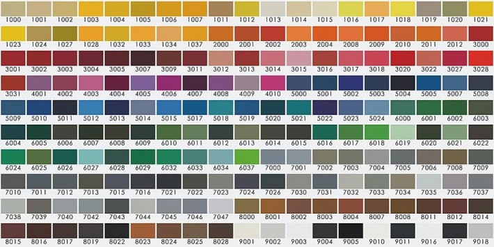Colorita - любой доступный цвет по таблице RAL!