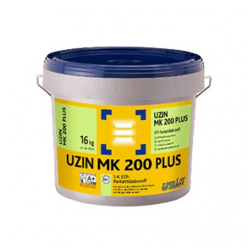 Однокомпонентный силановый клей для паркета Uzin MK200 Plus 16 кг.