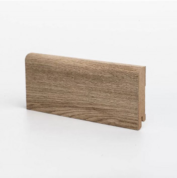 МДФ Прямой B202-10 Дуб янтарный 2050*80*16 мм.