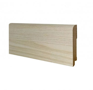 МДФ Прямой B302-04 Волжский вяз белый 2050*80*16 мм.