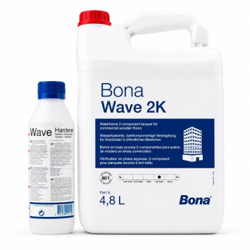 Паркетный двухкомп. лак Bona Wave 2K SilkMatt шелковисто-матовый (5,0 л.)