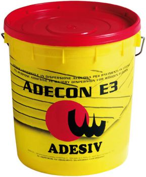 Паркетный однокомпонентный воднодисперсионный  клей Adesiv (Италия) Adecon E3