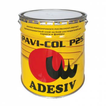 Паркетный однокомпонентный каучуковый клей Adesiv (Италия) Pavi-Col P25